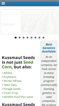 Mobile Screenshot of kussmaulseeds.com