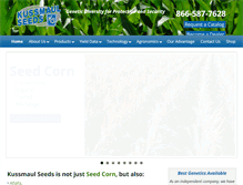 Tablet Screenshot of kussmaulseeds.com